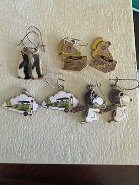 Vintage Cloisonné Enamel earrings